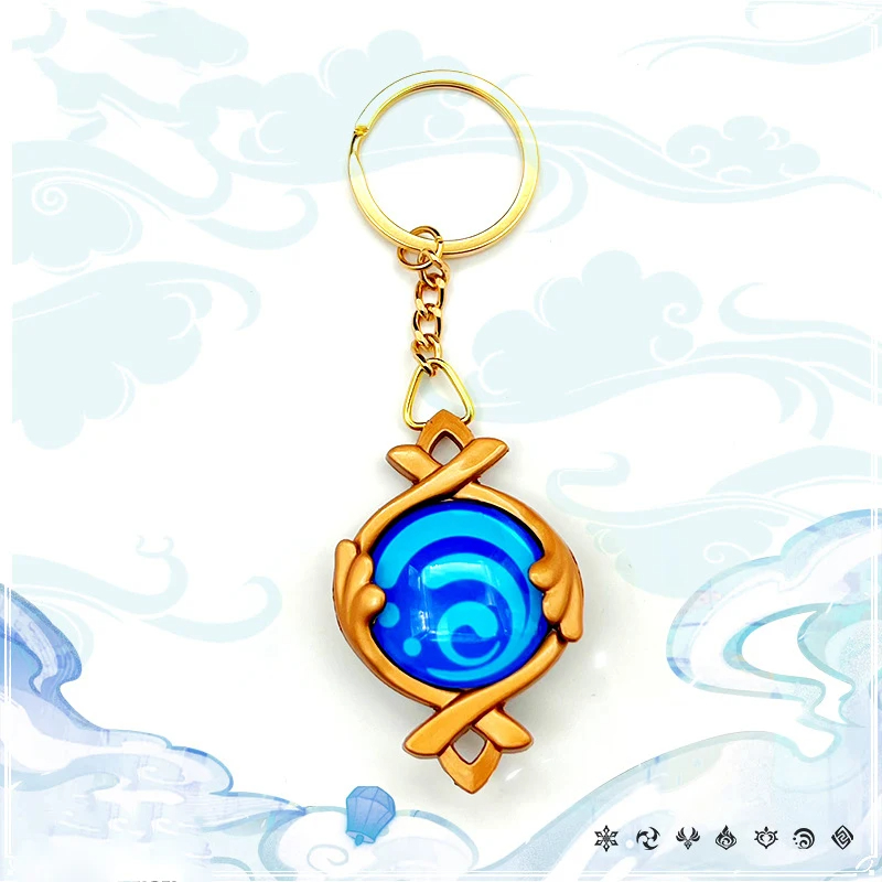 Juego de impacto Natlan Fontaine Vision Of God, accesorios de Anime, gafas transparentes, para mujer, decoración para de Halloween