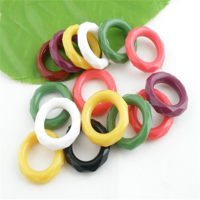 15Pcs Acrylic Knitting Stitch Markers 11 mm