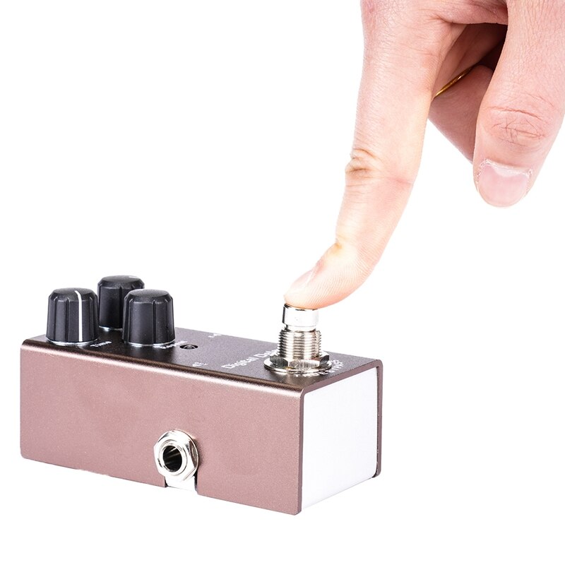 Digital Delay Guitar Effects Pedal Gain/Level/Tone Knob High Low Frequency Effect Pedals with True Bypass Switch