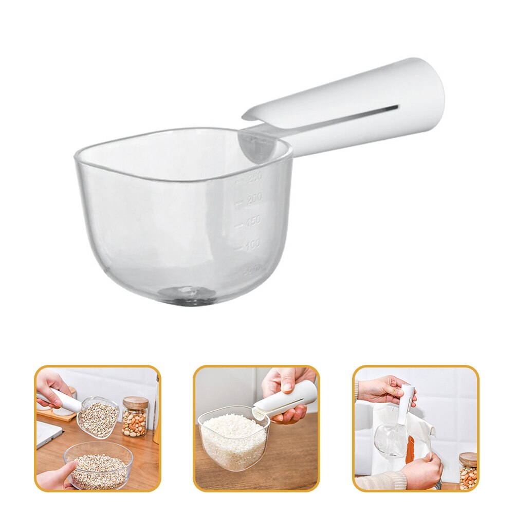 Tasse de mesure de riz transparente, outil de mesure de riz, tasse de Grains