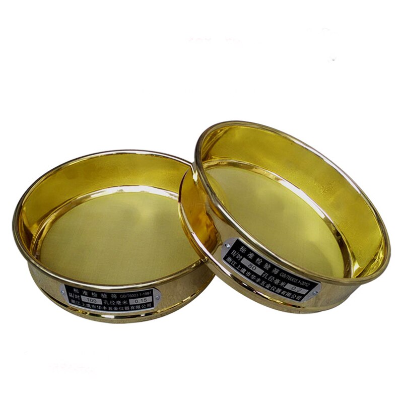 1 Pc 200 Mm Diam 4-200 Mesh 6-0.075 Mm Diafragma Lab Koperen Standaard Test Zeef