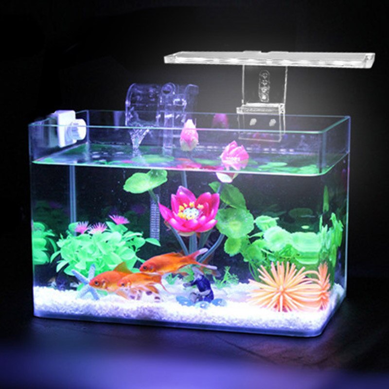 LED Aquarium Lampe Pflanze Licht Passt Panzer 3-8MM Dicke Wasser- Lampe Aquarium Halterung Licht DRSA889