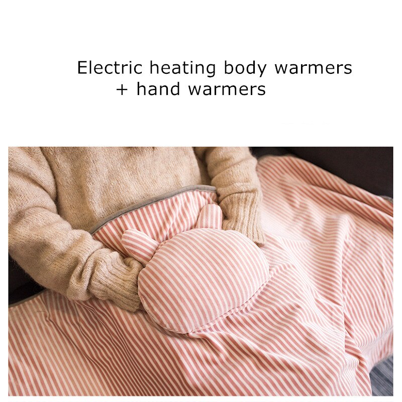 Usb elektrisk tæppe tykkere varmelegeme varmere elektrisk håndvarmer opvarmet tæppe elektrisk varmetæppe varm pude kappe 5v