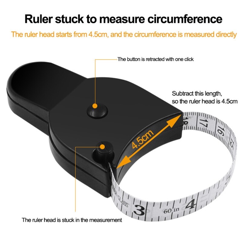 Accurate Sewing Tape Measure 60 Inch for Tailor DIY Handcrafts Body Measurements N1HF