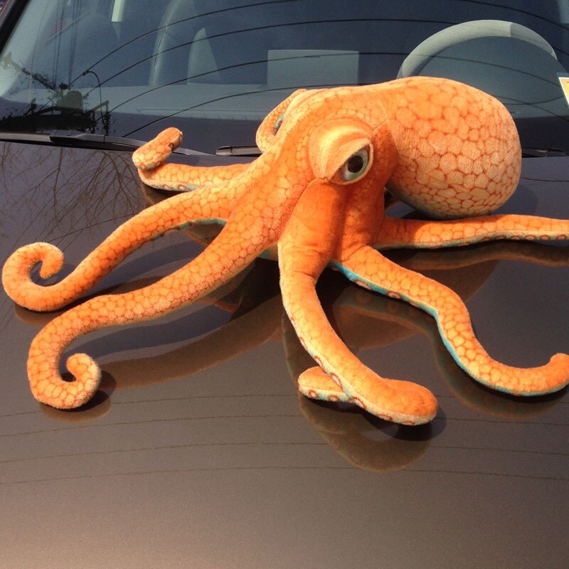 Verisimilar Octopus Pillows Decor Home Cute 3D Animal Plush Toys Soft Chair Seat Cushions Car Throw Pillow Decorative
