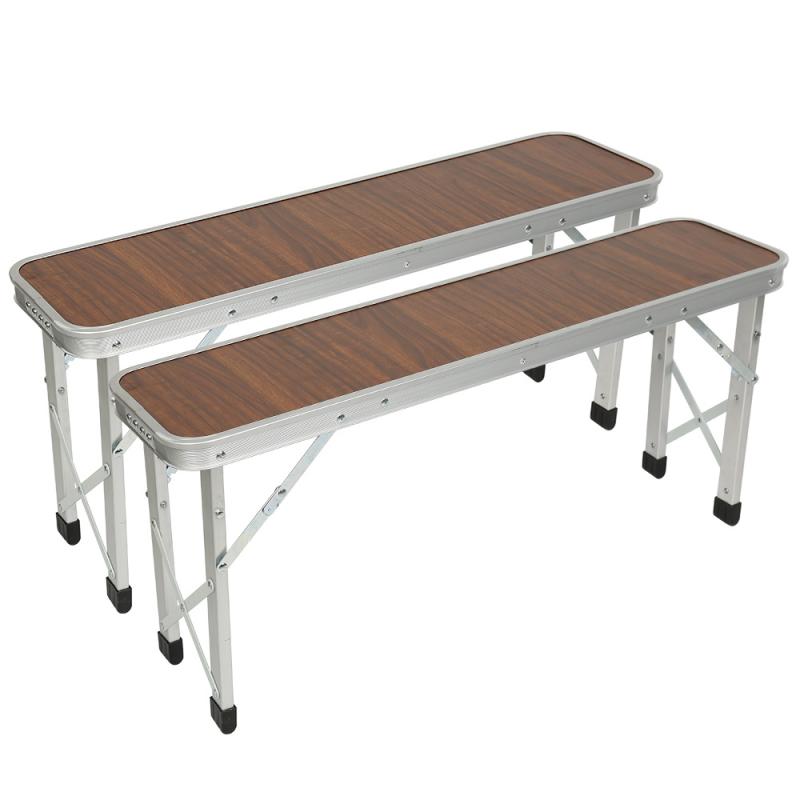 Klapbord stol bærbar aluminiumslegering bord bord grill campingbord havemøbler sæt udendørs møbler hwc