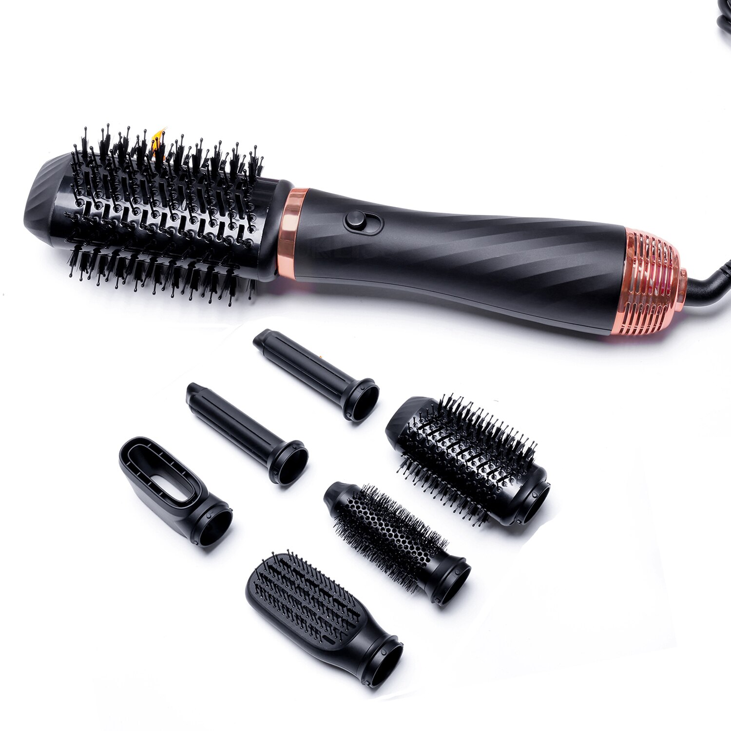 Brosse ionique 6 en 1 pour sèche-cheveux et lisseur, outil de Salon, sèche-cheveux et Styler en une seule étape, 1000W: Uk Plug