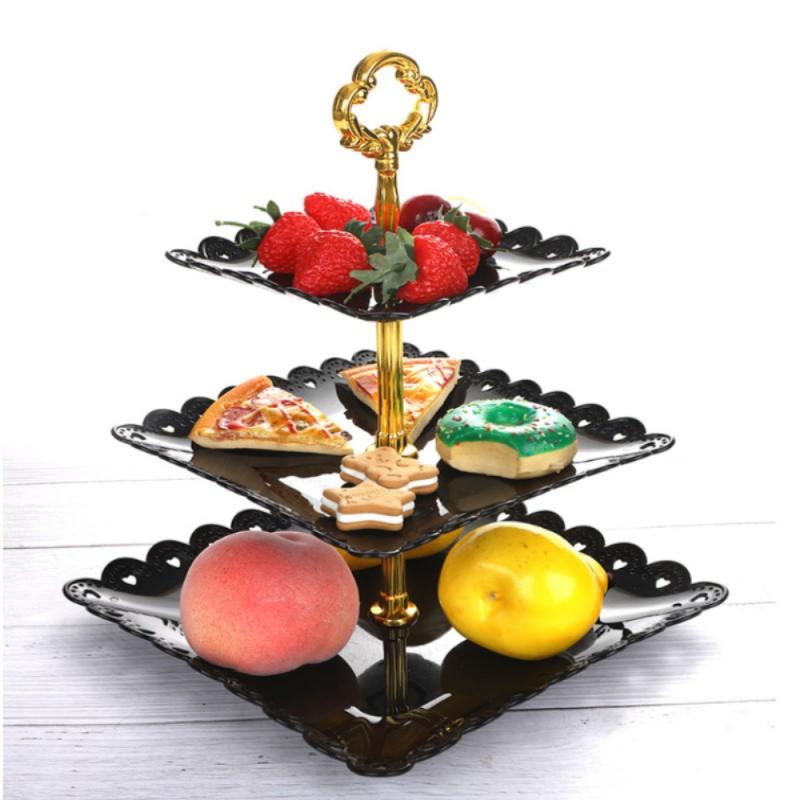 European Style Fruit Trays Plastic Dessert Plate Candy Dish Candy Tray For Home Living Room Fruit Plate Snack Plate Fruit Basket