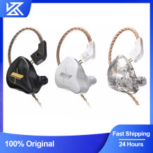 Kz Edx Bedrade Headset In-Ear Monitor Oordopjes Oordopjes Afneembare Kabel Sport Game Noice Cancelling Hoofdtelefoon Met Microfoon