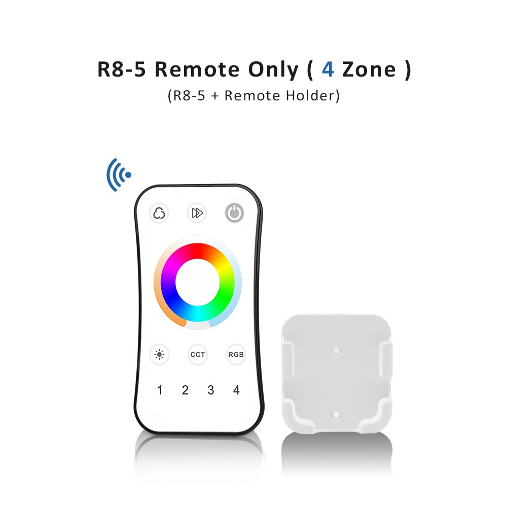 RGBCCT LED Regler 12V 24V 5CH RGB CCT RGBW RGBWW LED Streifen Licht Regler Clever Wifi RF kabellos berühren Fernbedienung V5-M: R8-5 Fernbedienung nur