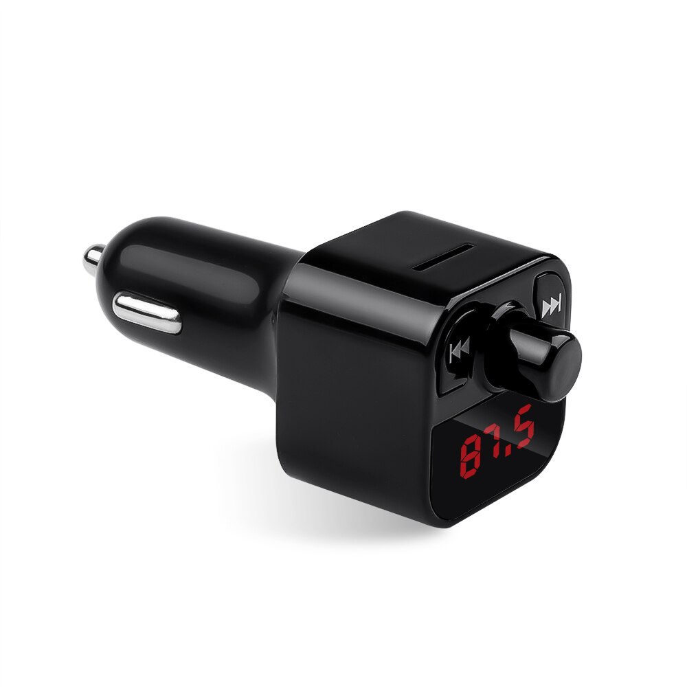 On Handsfree FM Transmitter Bluetooth Car Kit Wireless Bluetooth 5.0 3.1A LED MP3 Player USB Charger Cigarette Lighter Powe