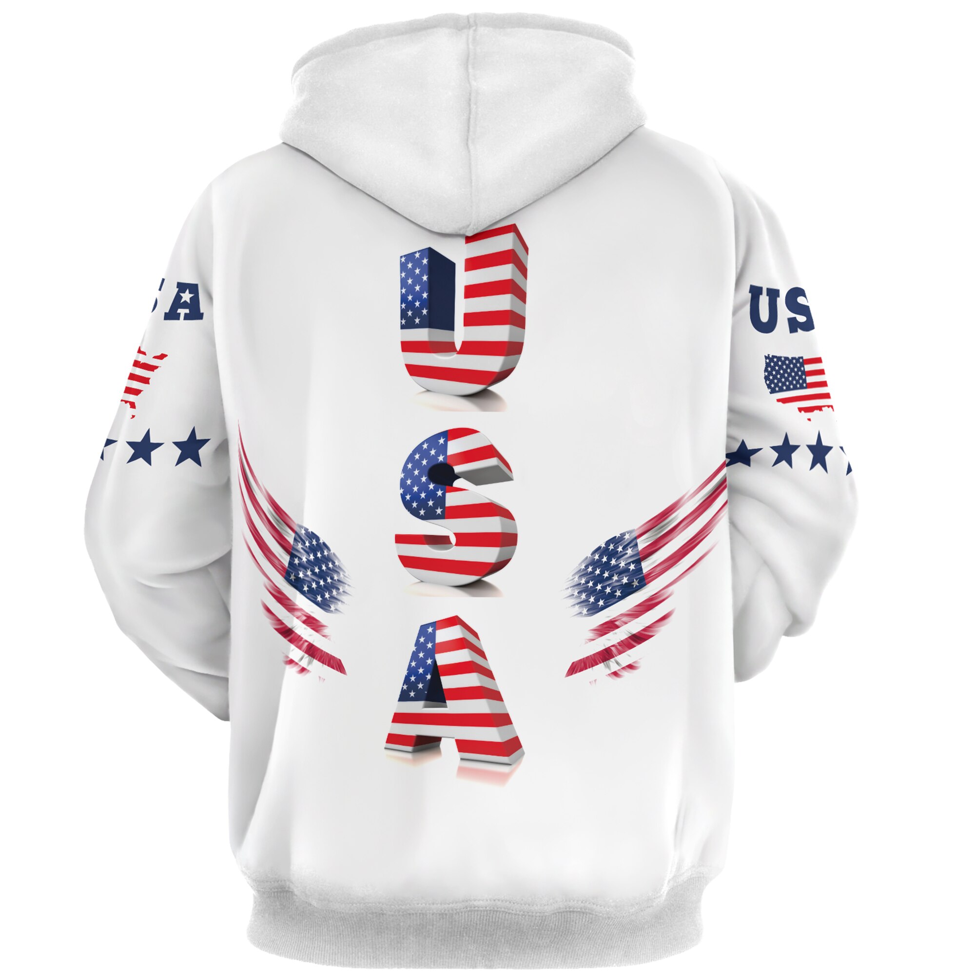 3d sjove usa flag hættetrøjer til mænd og kvinder sports street wear skateboard tynde sweatshirt pullovere