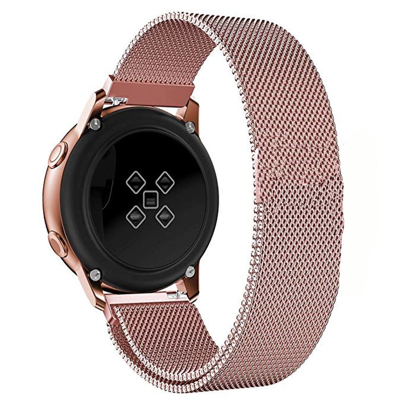 Milanese metall rostfritt ersättningsurband för garmin vivoactive 4s 4 garmin vivoactive 3 venu smarta tillbehör