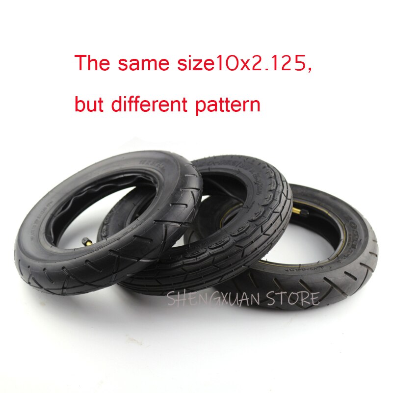 10x2 10x2.0 10x2.125 rubber tires with different patterns for motorcycle parts modified for electric scooters