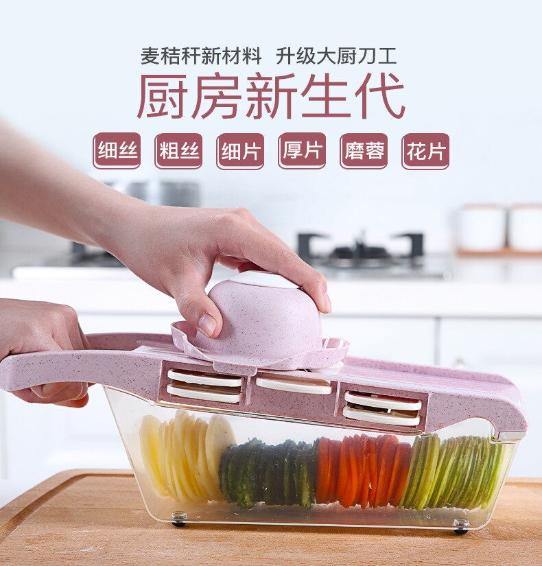 Keuken Aardappel Shredder Rasp Wortel Snijmachine Radijs Geraspte Komkommer Chopper Freesmachine Dicer Aardappel Groentesnijder