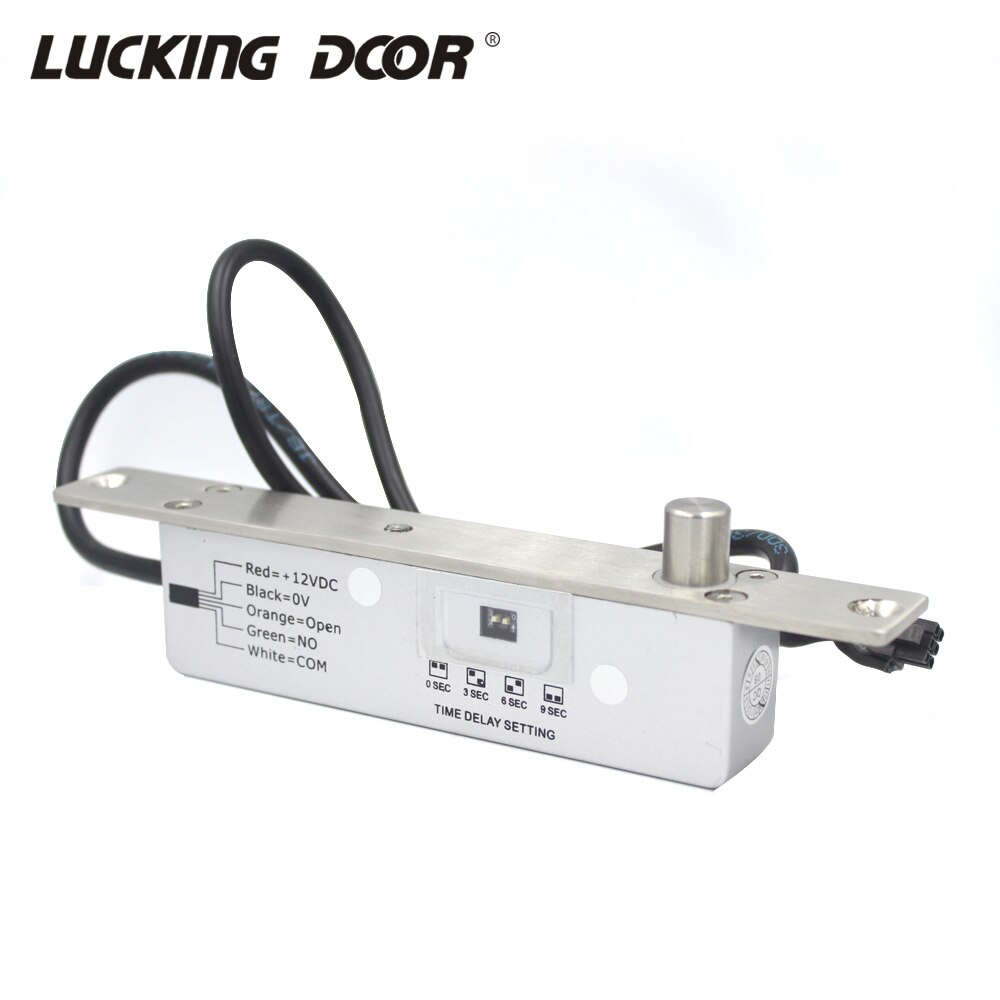 Low Temperature Mortise lock Electric Glass door Bolt Lock Fail safe with time delay 12V Access Control Electric Door Lock