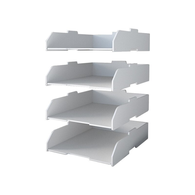 A4 Paper File Rack/Data Rack Storage Rack Desktop Office Storage Bookshelf Business Office Supplies Environmental Protection