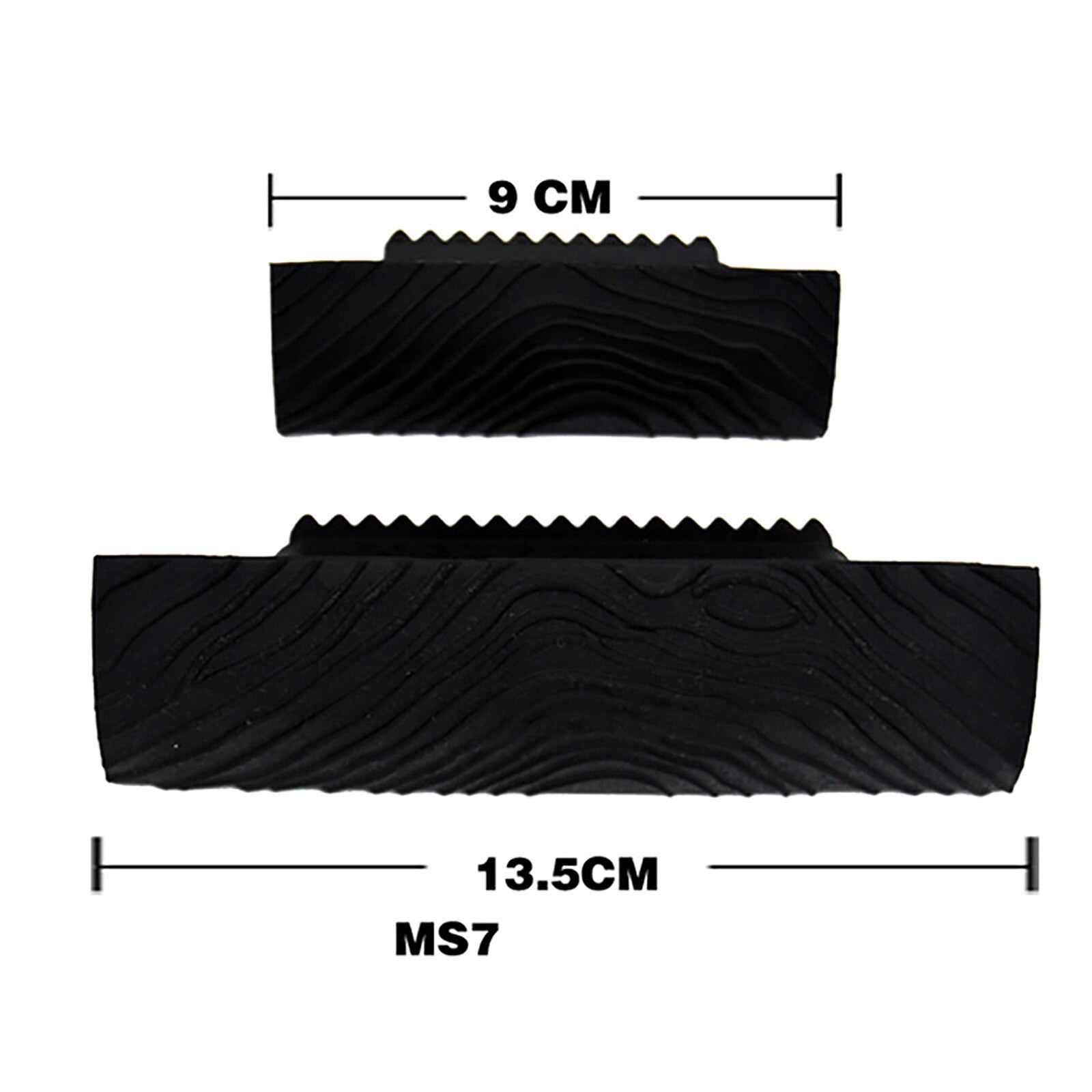 40# 2pcs Rubber Paint Roller Imitation Wood Graining Pattern Wall Texture Art Rubber Wood Grain Painting Tool Home Decoration