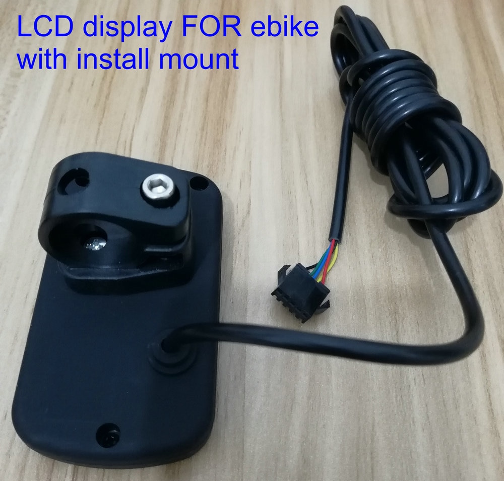 24 v 36 v 48v speedometer 5 ledninger lcd display manuel kontrolpanel til elektrisk scooter elektrisk cykel mtb konvertering dele gauge