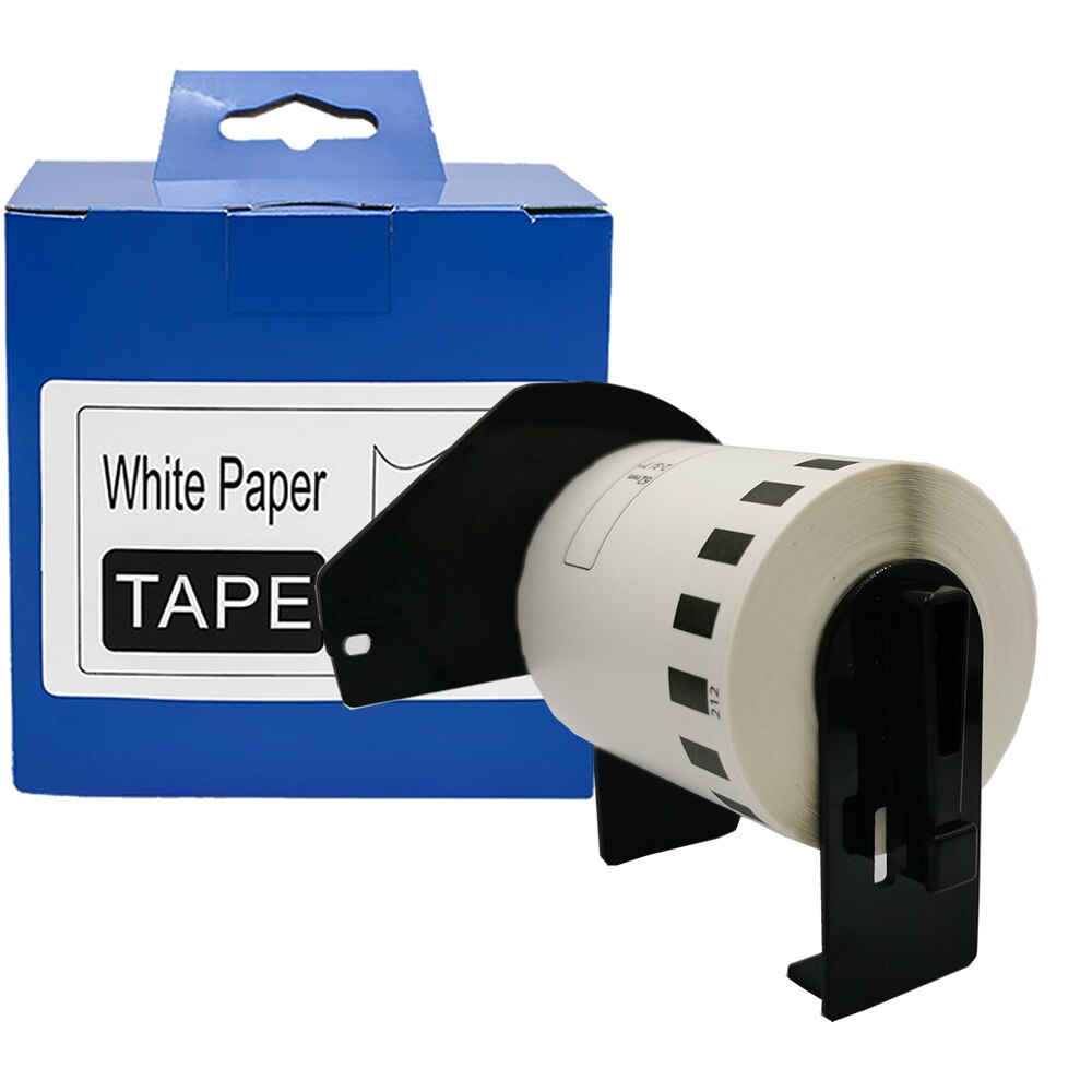 Sonar-DK-22212 Label 62mm*15.24M Continuous Compatible for Brother Label Printer White Color DK-2212 DK22212