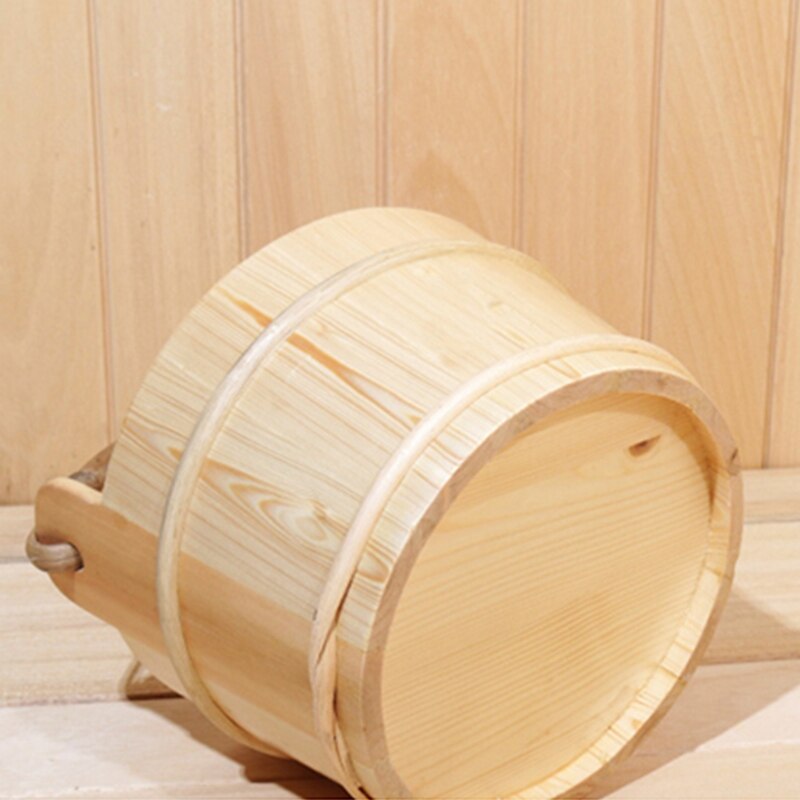 Seau de Sauna avec louche accessoires de Sauna pour hammam, seau de Sauna, louche, revêtement en plastique inclus