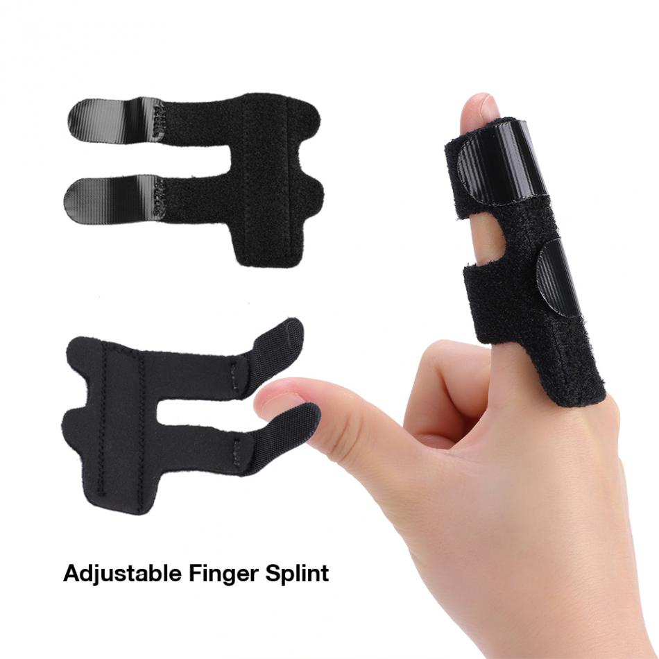 Adjustable Finger Hand Splint Recovery Injury Pain Bent Stenosing Tenosynovitis Deformation Corrector Malleable Splint Braces