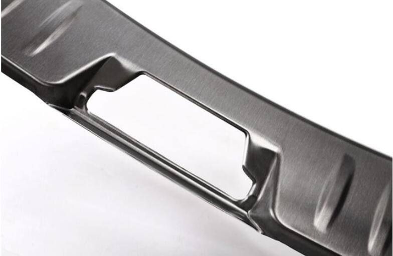 For Jaguar E-PACE EPACE Stainless Steel Back Silver Car Rear Inner Bumper Plate Cover Trim