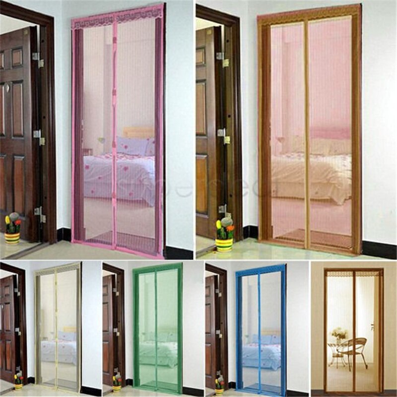 Anti Mosquito Insect Mesh Curtain Screen Door Magnetic Door Fly Screen Magic Door Curtain