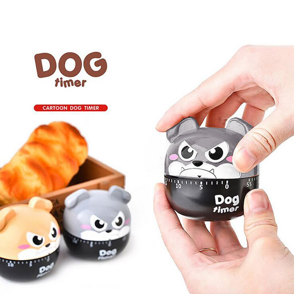 Dial Timer Reminder Alarm For Kitchen Cooking Accessories 60 Minutes Cartoon Animal Cooking Timer Temporizador De Cocina #LR1