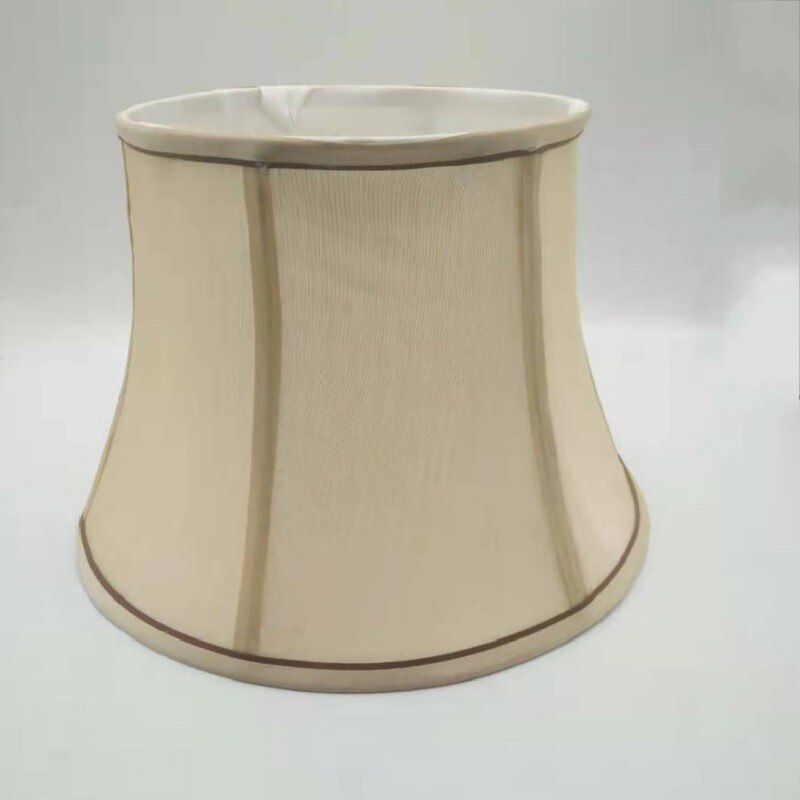 30cm E27 Art Deco Lamp shades for table lamps beige and white round fabric lampshade modern style lamp cover for desk lamp