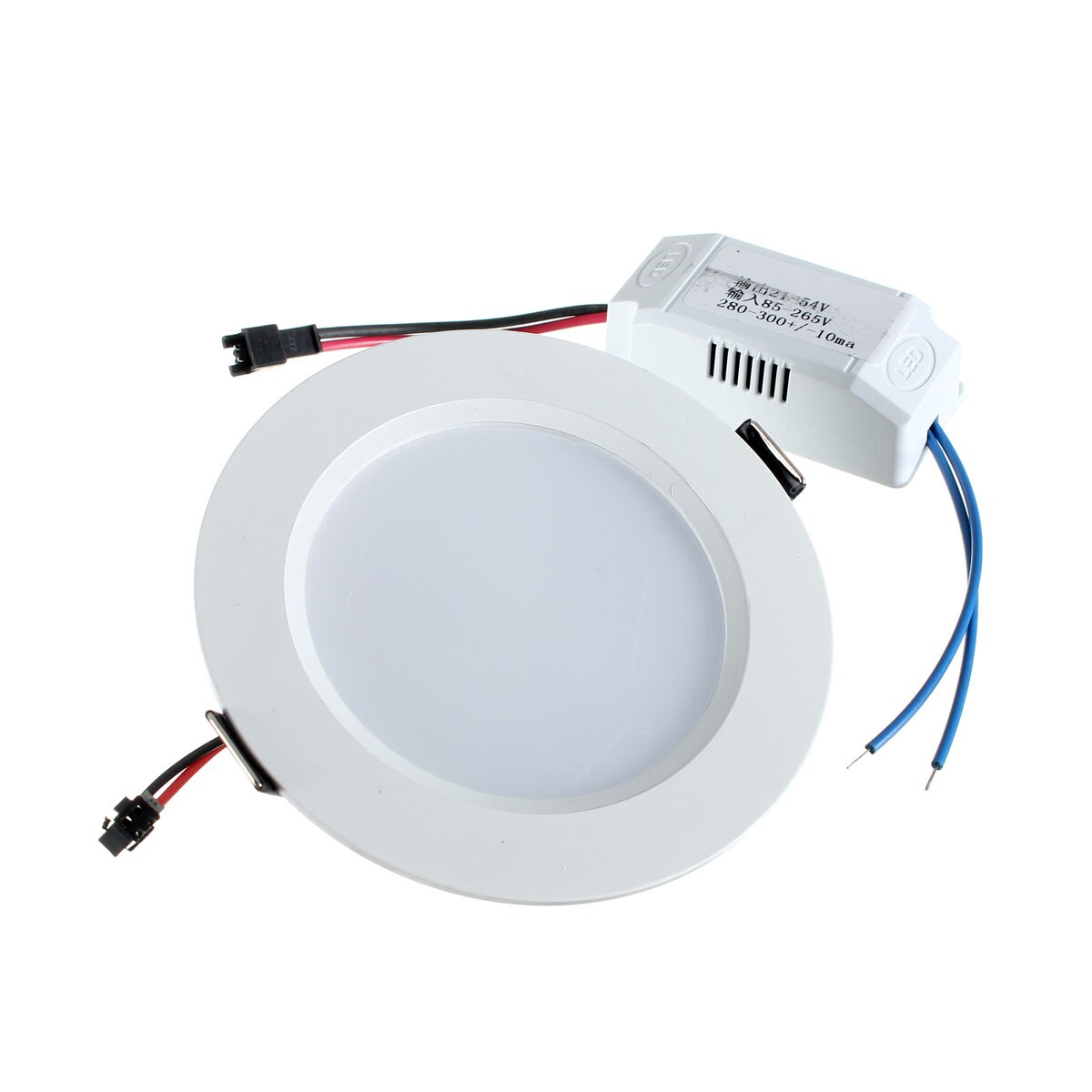 Jiguoor AC85-265V Led Downlight 7 W Down Light Met Driver Lamp Plafond Inbouwspot Ronde Panel Licht Lampada Led