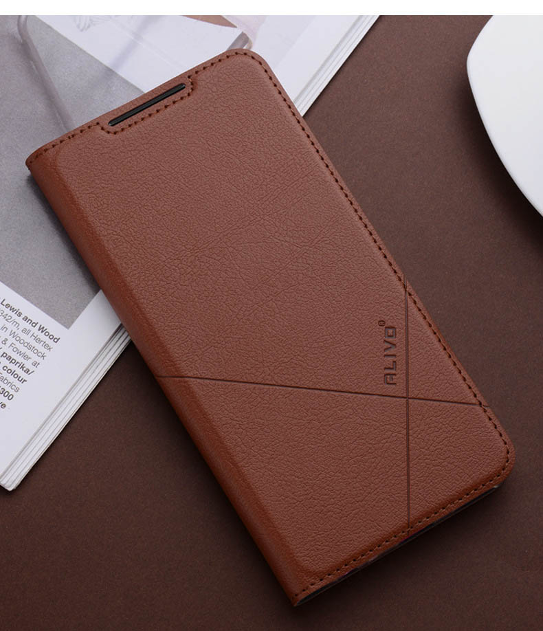 Für Xiaomi Redmi Hinweis 7 Fall Flip Stehen Luxus Brieftasche Fall Für Para Xiaomi Redmi 7 Fall Abdeckung PU Leder hinweis 7 pro Zurück fall: Redmi 7 / Brown