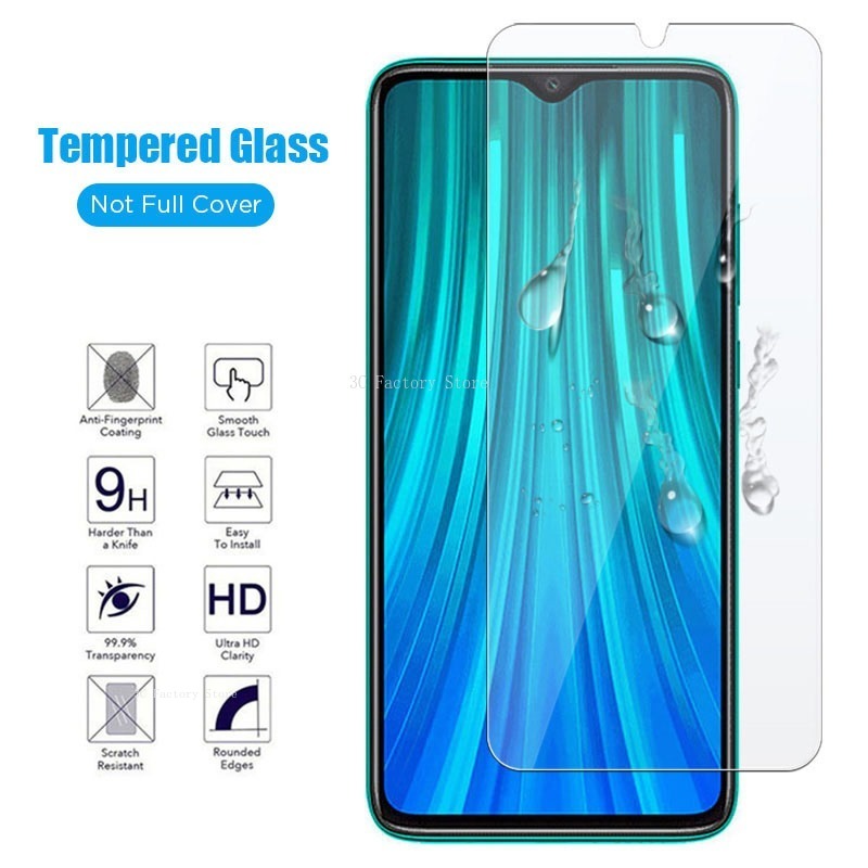 2Pcs Screen Protector for Redmi Note 9 Pro 10 11 Pro 9S 10S 11S 9T Protective Glass for Redmi 9 9A 9AT 9C NFC 9T Film Glass