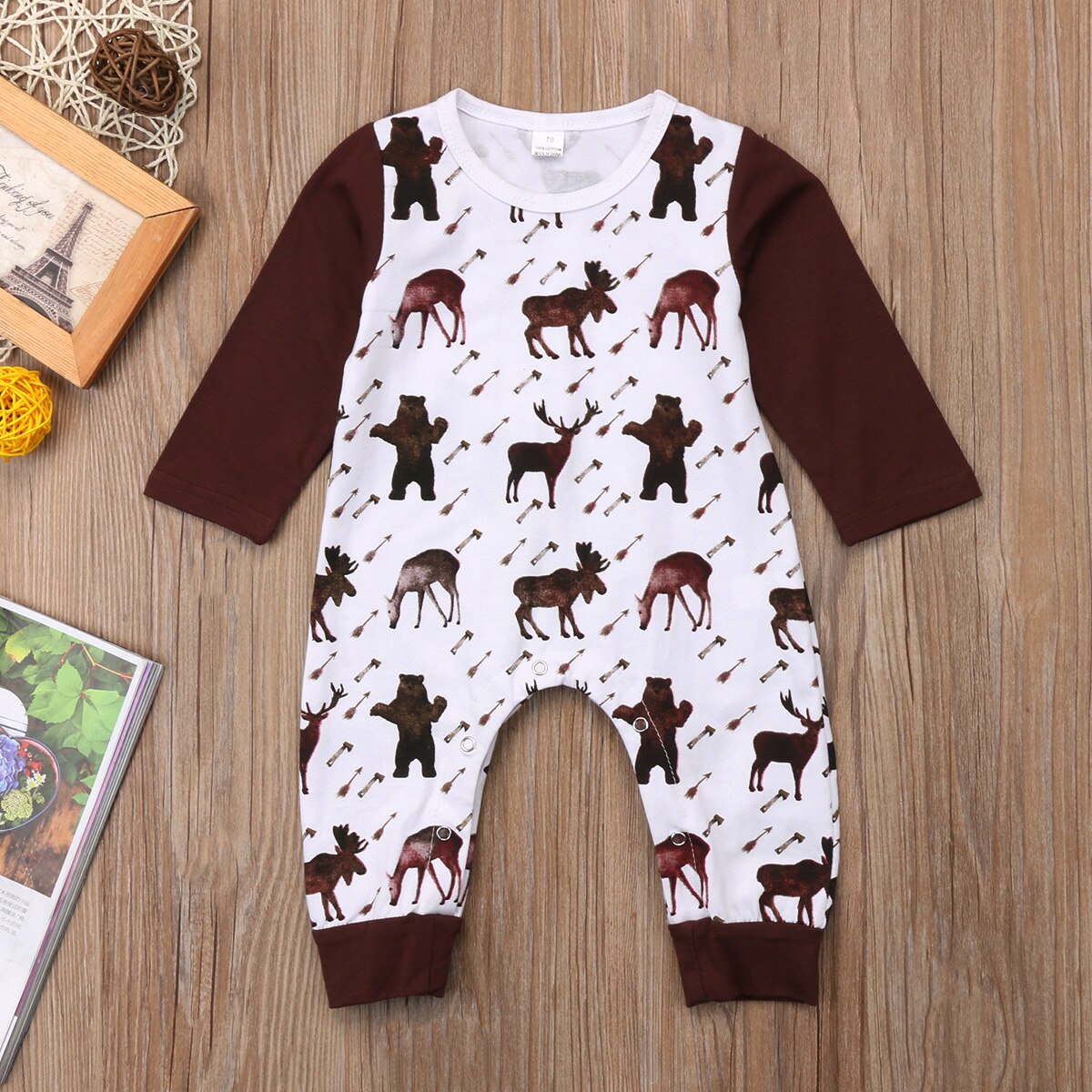 Pudcoco Arrivals Infant Pasgeboren Peuter Baby Jongen Meisje Baby Romper Playsuit Lucky Kind Casual Leuke Kleding Outfits