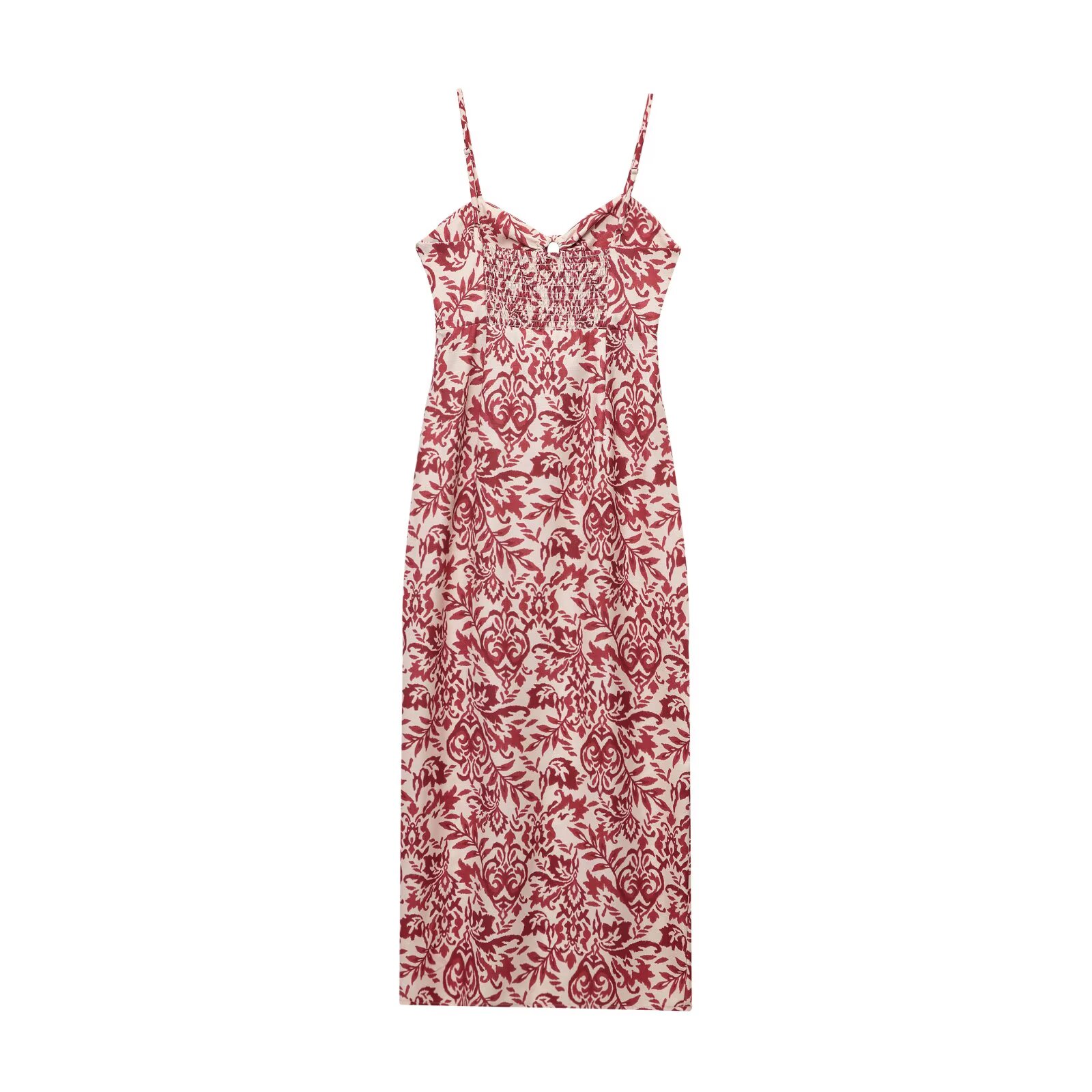 Women's summer dresses, new retro print dress, female education, chic, elegant, thin, long street dress, youth dress, women's clothing