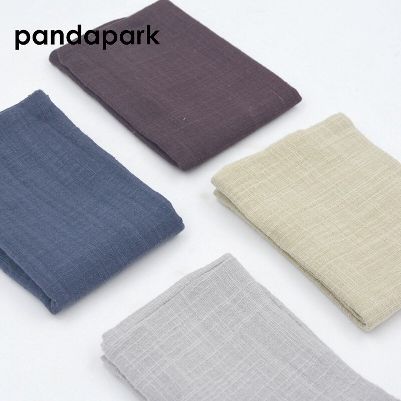 Pandapark Solid Simple Japanese Style Mat Napkin Cotton Linen Dessert Table Napkin Tea Towels Kitchen Dishcloth Placemats PPM039