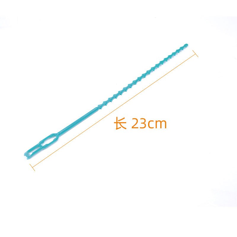 30 / 50 pieces of 13cm / 17cm / 23cm plastic plant cable tie fastener reusable garden tree climbing support plant vine tomato st: 100PCS / 23