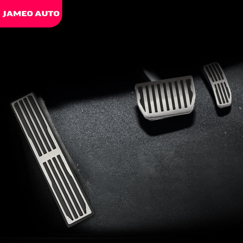 3 kpl/setti auton polkimet jaguarille  x760 xe  x260 xf x761 f- -tahtiin - automaattinen kaasujarrupolkimen kannen lepo pedaali -tarra