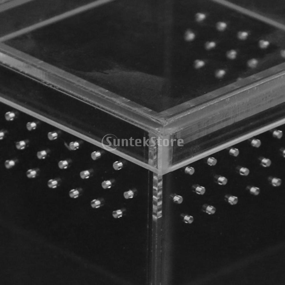 Reptile Acrylic Cage Breeding Habitat Lizard Snake Amphibian Frog Spider Box