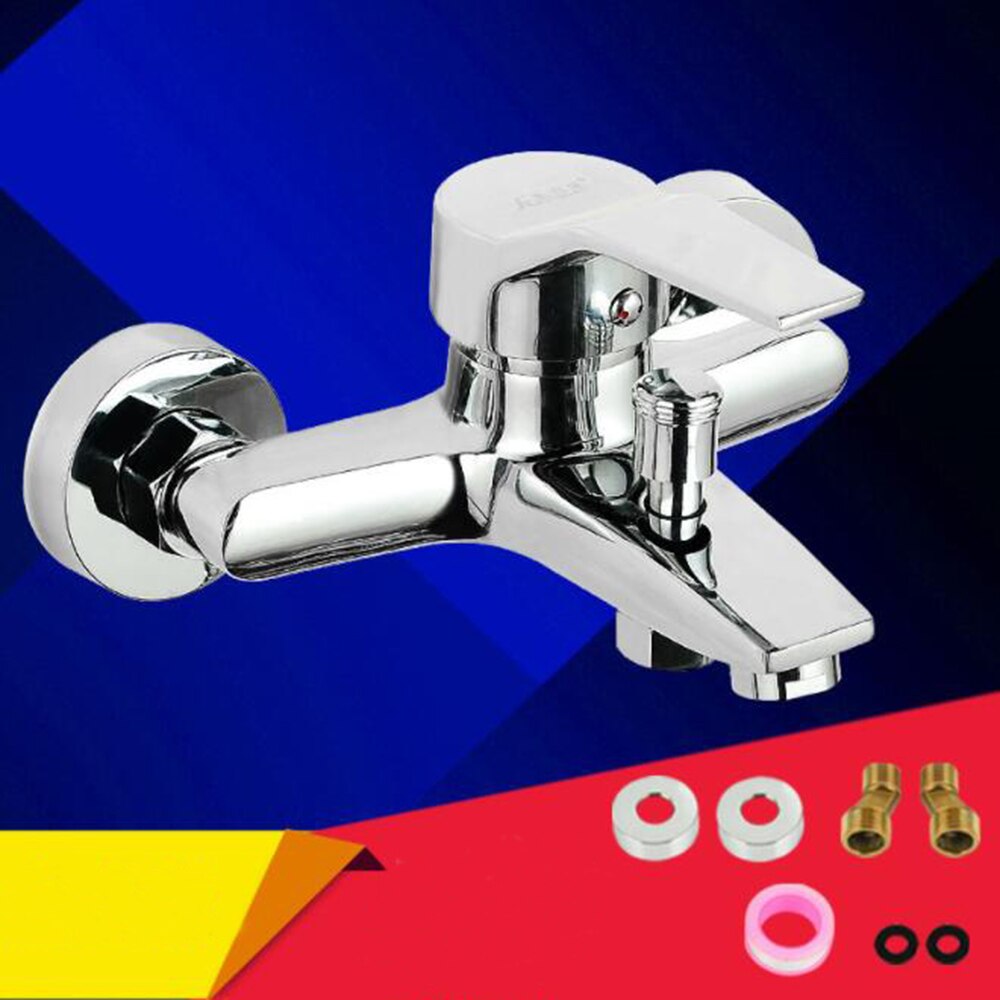 Wall Mounted Bathtub Faucet Shower Bathroom Mixer Grandado