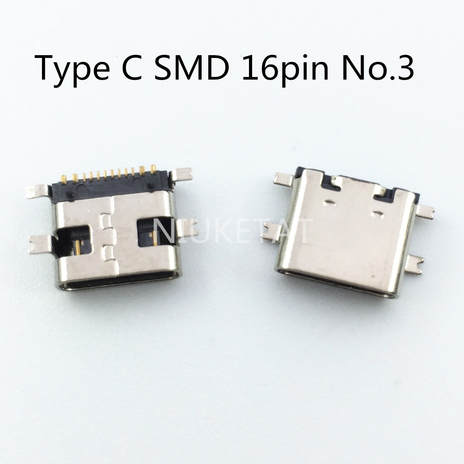Conectores de base de carga Micro USB tipo C, modelo 10, mezcla de 6 pines, uso para reparación de teléfonos móviles y productos digitales, 10-100 unids/bolsa: 10pcs for No.3
