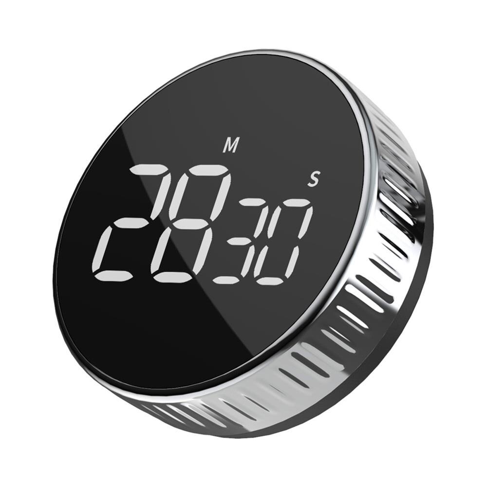 LED Digital Magnetic Timer For Cooking Shower Study Stopwatch Alarm Clock Countdown Magnetic Electronic Timer with LCD Display: Default Title