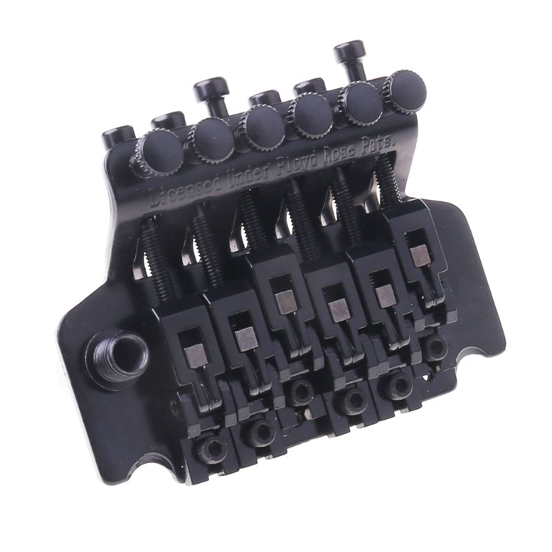 Floyd Rose doppelt Verriegelung Tremolo-System Brücke für E-gitarre Teile Schwarz