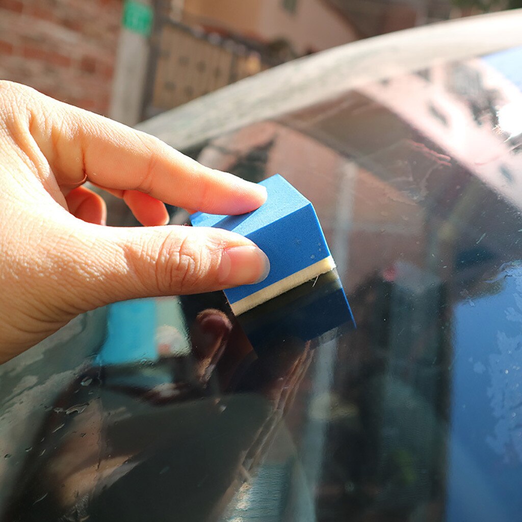 Éponge Magique Nettoyante Pour Vitres De Voiture – Enlève Film D'huile, Pluie, Buée – Compacte, Durable – Pour Tous Véhicules