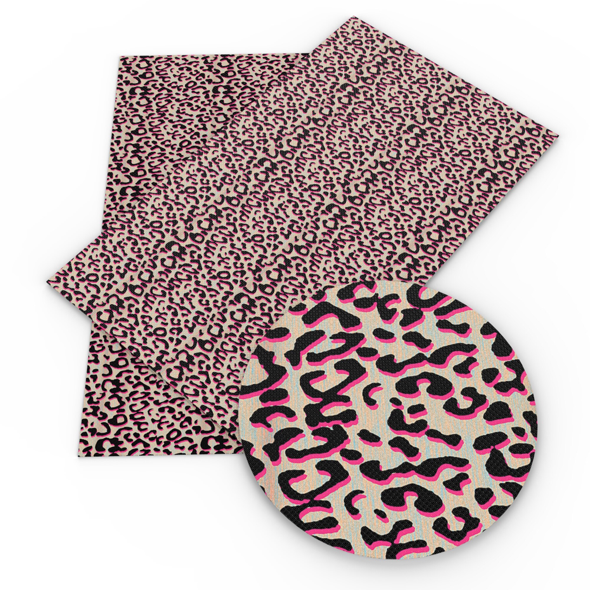 20*34cm Geometric Leopard Print Faux Leather Sheet Vinyl Leatherette Clothing Upholstery DIY Earring Accessories,1Yc13487: 1117732001