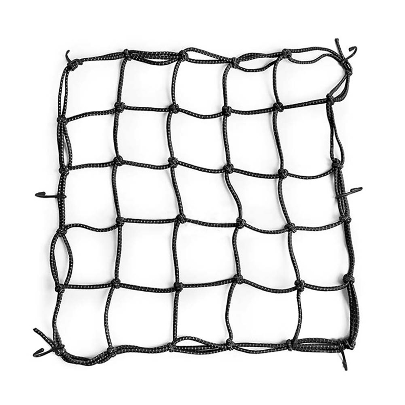 6 Haken Motorcycle Houd Brandstoftank Mesh Netto Bagage Helm Mesh Bagagenet Mesh Bungee Mesh Motorfiets Accessoires: Black