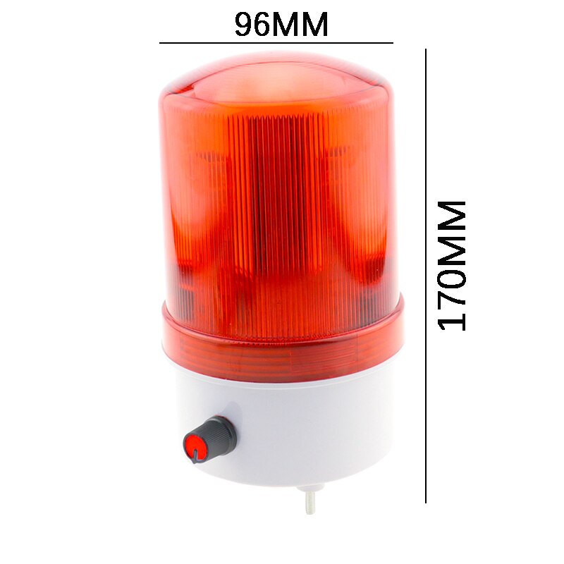 Led-90j knob audible and visual alarm sound adjustable 0 to 100 dB LED Indicator light small Flashing Light Warning light
