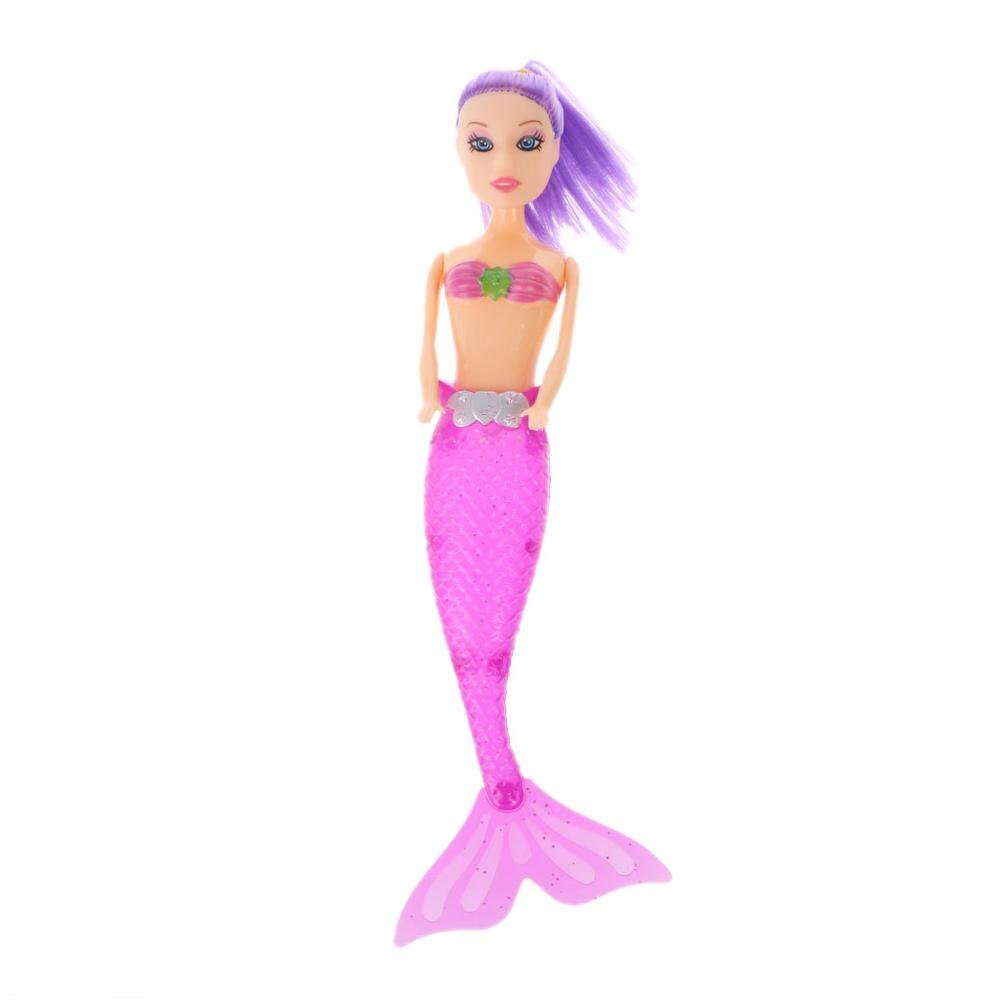 Kid Girls Waterproof LED Light Swimming Doll Toy Bath Spa Swimming Pool B36E