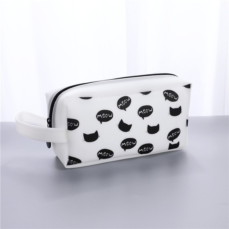 Estuche para lápices de dibujos animados, estuche escolar de gran capacidad, estuches para gatos, material estacionario para oficina y escuela, 04892