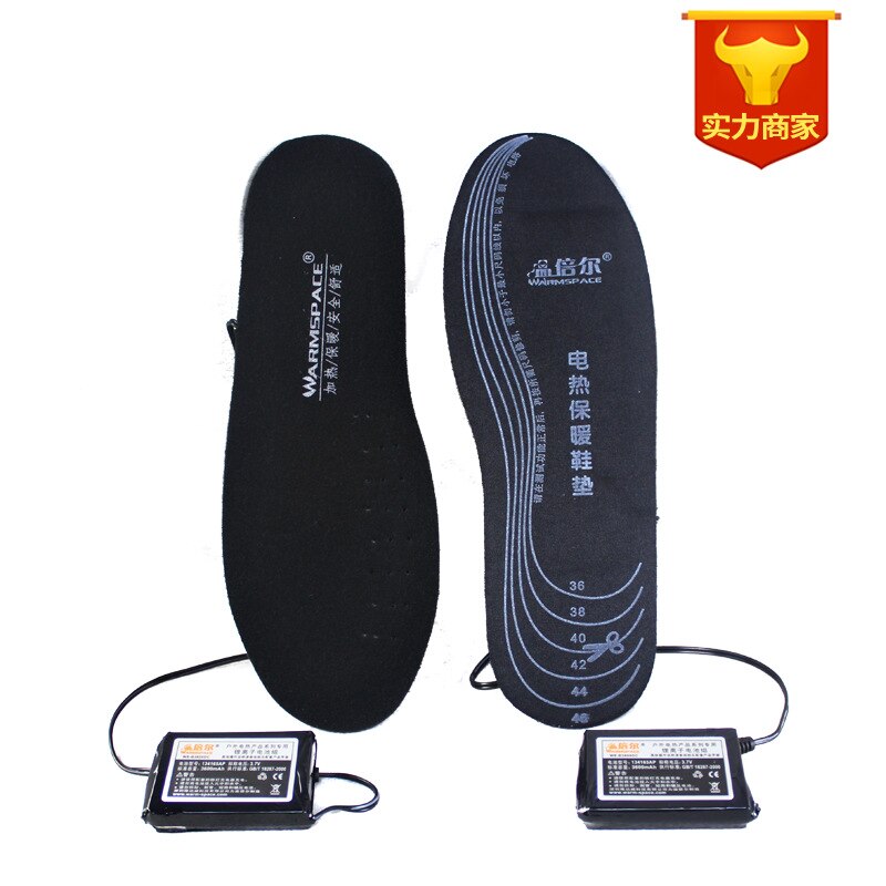 Botas para motocicleta, plantillas térmicas para mantener el calor, con pilas, para invierno, Moto, zapatos para motocicleta, plantillas de calefacción eléctrica Unisex